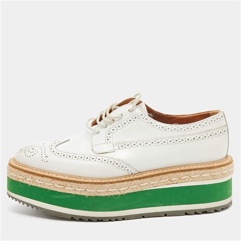 prada platform wingtip derby sneaker|Prada Livermore.